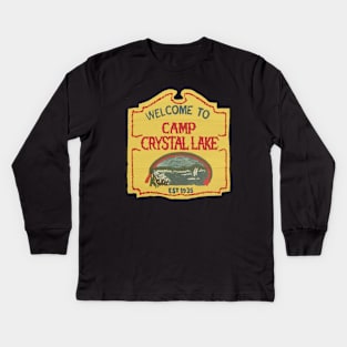 Camp Crystal Lake Kids Long Sleeve T-Shirt